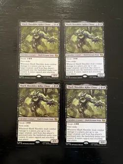 Shark Shredder, Killer Clone X4X NM/M Teenage Mutant Ninja Turtles TMT Magic MTG - Image 1