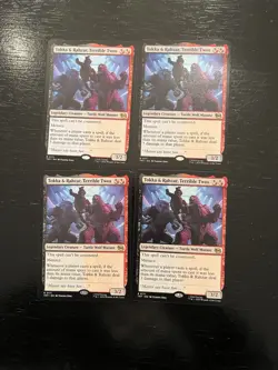Tokka & Rahzar, Terrible Twins X4X NM/M Teenage Mutant Ninja Turtles TMT MTG - Image 1