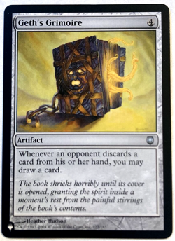 MTG Geth's Grimoire The List - Darksteel 123/165 NM - Image 1