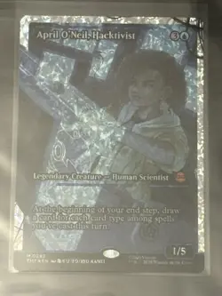 April O'Neil, Hacktivist (0292) (Showcase) (Fracture Foil) Teenage Mutant Ninja - Image 1