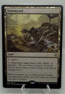 Swarmyard 0133 Non Foil Rare Bloomburrow Commander MTG NM - Image 1