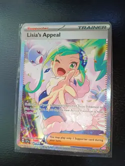 Pokemon TCG Lisia's Appeal Full Art Trainer Surging Sparks 246/191 NM 💎💎💎 - Image 2