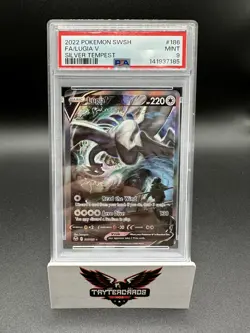 Pokemon 2022 Silver Tempest Lugia V Full Art Rare 186/195 PSA 9 - Image 1