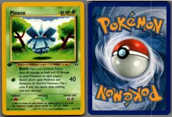 2001 Pokemon, Neo Discovery, #61/75 Pineco, 1st Edition, Common - Image 1