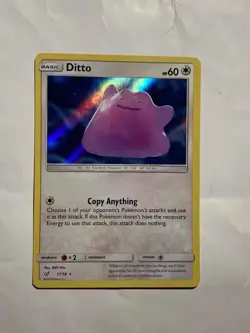 Ditto - 17/18 - Detective Pikachu Holo Rare Pokemon Card - NM - Image 1