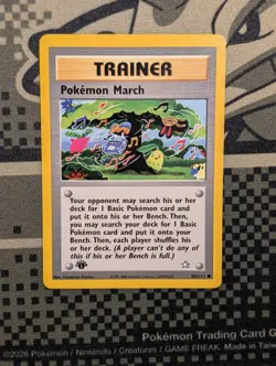 Pokemon March 102/111 Neo Genesis 1st Edition - Image 1