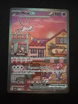 MEW EX FULL ART - POKEMON SVP 053 PROMO 151 ENGLISH PERFECT CONDITION - Image 1