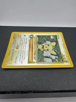 Pokemon Pichu #35 LP/MP Reverse Holo Black Star Promo WOTC Pikachu Vintage - Image 4