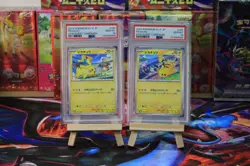 PSA 10 Pikachu Gym Promo Duo Set 2024 197/SV-P & 2023 120/SV-P JP Pokemon - Image 2