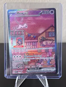 Mew EX SIR #53 Scarlet & Violet Promo Card Full Art Pokemon TCG - Image 1