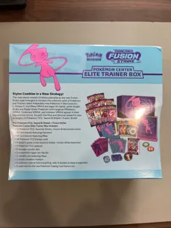 Pokemon TCG Sword & Shield-Pokemon Center Fusion Strike Elite Trainer Box ETB - Image 2