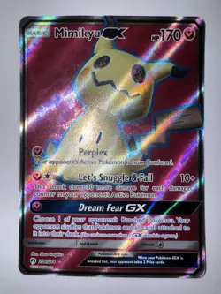 Mimikyu GX 206/214 Lost Thunder Full Art Ultra Rare Holo Pokemon Card - Image 3
