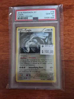 201y Pokemon XY Lugia Fates Collide #78 PSA 10 GM G001239 - Image 1