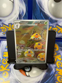 Pokemon TCG Dottler 184/182 Paradox Rift Full Art Rare Holo - Image 1