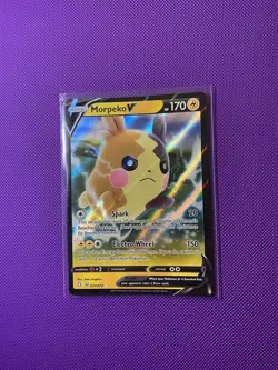 Pokemon TCG Morpeko V Shining Fates 037/072 Holo Ultra Rare - Image 1