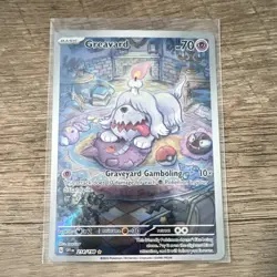 Pokemon Greavard Illustration Rare Holo 214/198 SV01: Scarlet & Violet Base Set - Image 1