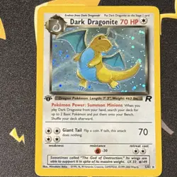 Pokemon Dark Dragonite 5/82 Team Rocket 1st Edition Holo Rare 70 HP - Image 3