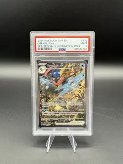 Pokemon TCG Greninja EX 132 Shrouded Fable Promo Special Illustration PSA 9 - Image 1