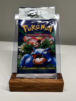 1999 Pokemon Base Set Booster Pack - WOTC - Venusaur Artwork – Factory Sealed 742818061582 - Image 1