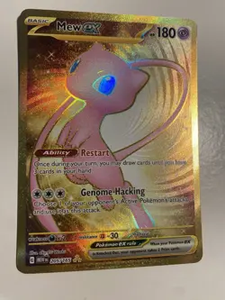 151 Mew ex 205/165 Scarlet & Violet Hyper Rare Pristine Raw Holo Pokemon tcg - Image 5