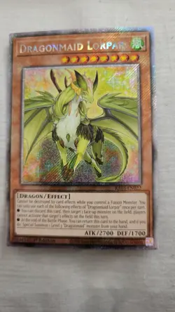 Dragonmaid Lorpar 1st Edition Platinum Secret Rare RA03-EN022 Yu-Gi-Oh! - Image 1