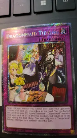 Dragonmaid Tidying 1st Edition Platinum Rare RA04-EN102 Yu-Gi-Oh! - Image 1