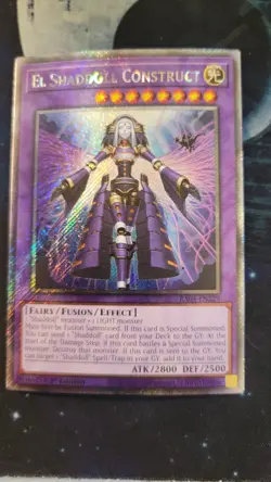 El Shaddoll Construct 1st Edition Platinum Secret Rare RA04-EN229 Yu-Gi-Oh! - Image 1