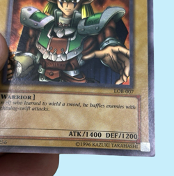 Yu-Gi-Oh! Celtic Guardian HOLO LOB‑007, LP Light Play - Image 5