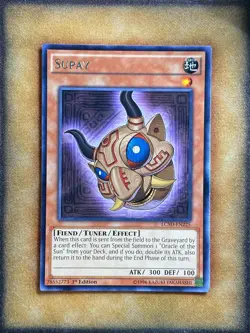 Yugioh Supay LC5D-EN225 Rare 1st Ed NM - Image 1