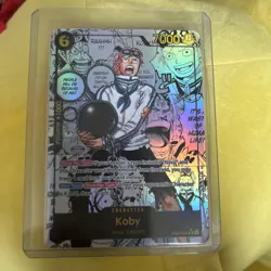 One Piece CCG Koby EB04-044 Alt Art Holo Manga Character Card 7000 Power - Image 1