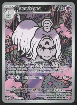 Houndstone - 145/132 - Illustration Rare - Mega Evolution - Pokemon Card - NM/M - Image 1