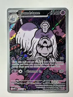 Houndstone - Illustration Rare - 145/132 - Pokemon Mega Evolution - English - Image 1