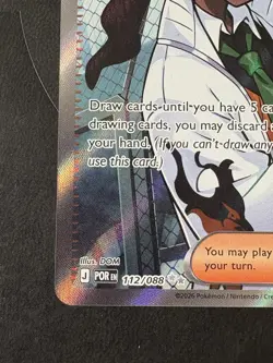 PERFECT ORDER - Naveen 112/088 - Full Art Trainer - Pokemon TCG - NM/M - IN HAND - Image 5