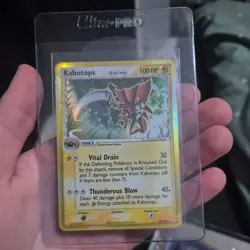 2006 Pokemon Kabutops Delta Species 9/110 EX Holon Phantoms Holo Rare - Played - Image 1
