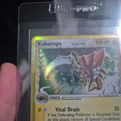 2006 Pokemon Kabutops Delta Species 9/110 EX Holon Phantoms Holo Rare - Played - Image 2