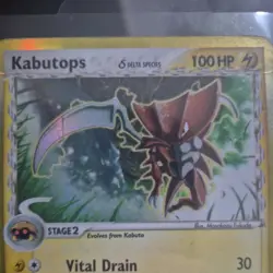 2006 Pokemon Kabutops Delta Species 9/110 EX Holon Phantoms Holo Rare - Played - Image 4