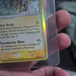 2006 Pokemon Kabutops Delta Species 9/110 EX Holon Phantoms Holo Rare - Played - Image 5