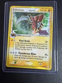 Pokemon Kabutops EX 9/110 Holon Phantoms Delta Species Holo Rare English Card - Image 1
