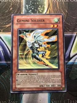 *** GEMINI SOLDIER *** 1ST EDITION (LP) SDSW-EN004 YUGIOH! - Image 1