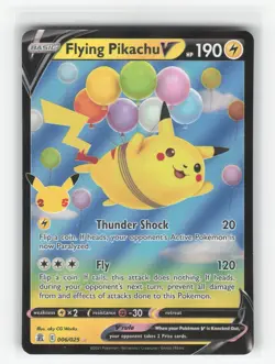 ✰ FLYING PIKACHU V 006/025 V RARE CELEBRATIONS POKEMON ✰ NM/M - Image 2
