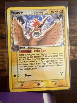 Fearow 18/100 Rare Crystal Guardians Pokemon Lightly Played - Image 1