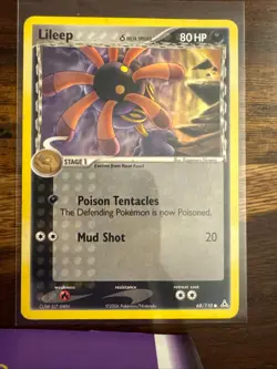 Lileep 68/110 Common Holon Phantoms Pokemon Lightly Played - Image 1