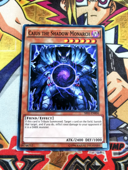 Caius the Shadow Monarch sr01-en004 Unltd Ed (LP) Common Yu-Gi-Oh! - Image 1