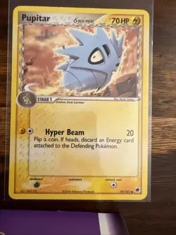 Pupitar 59/101 Common Dragon Frontiers Pokemon Lightly Played - Image 1