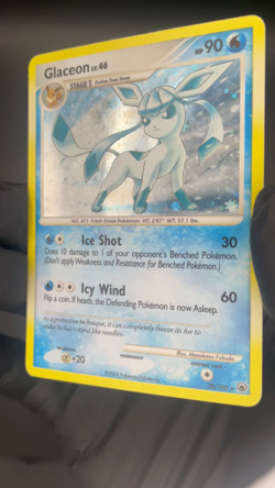 🔥 Pokemon TCG: Glaceon 20/100 Majestic Dawn Holo Rare Vintage 2008 VG 🔥 - Image 2