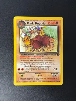 Dark Dugtrio 23/82 Team Rocket Non-Holo - Vintage Pokemon - 1 Owner! - LP/NM - Image 1