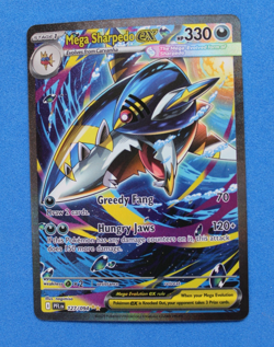 POKEMON PHANTASMAL FLAMES MEGA SHARPEDO EX 127/94 SIR - Image 1