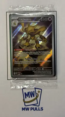 Alakazam 009 Me: Mega Evolution Promo Exclusive Stamped Holo Pokemon TCG sealed - Image 1