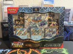 Pokemon TCG Scarlet & Violet Paldean Fates Quaquaval ex Premium Collection - Image 1
