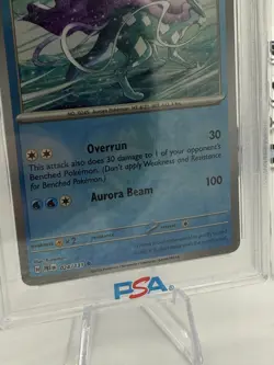 Suicune 24/131 Pokemon 2025 Prismatic Evolutions Master Ball Reverse Holo PSA 9 - Image 2